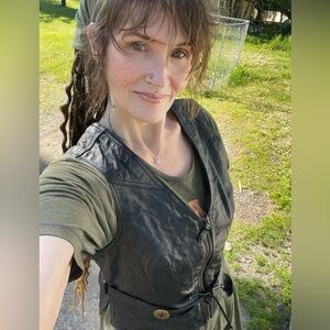 Vintage HARLEY DAVIDSON Leather Vest Arrowhead size XL